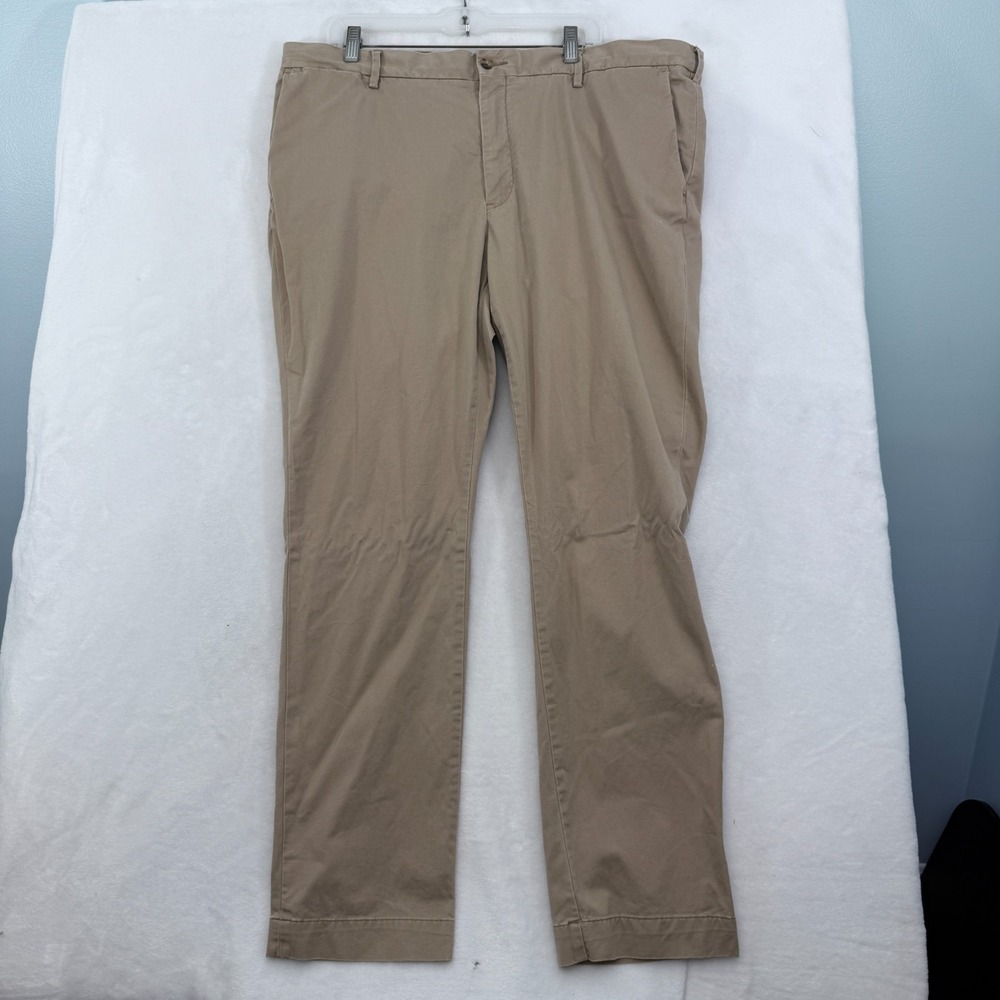 Polo Ralph Lauren Pants Mens 40x32 (38x28) Beige Stretch Slim Fit Casual